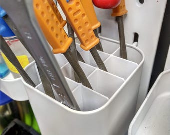 Séparateur mural à outils Ikea Skådis compatible avec les rangements Ikea