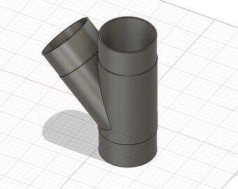 4" Y-fitting stofslangconnector compatibel met grote merken