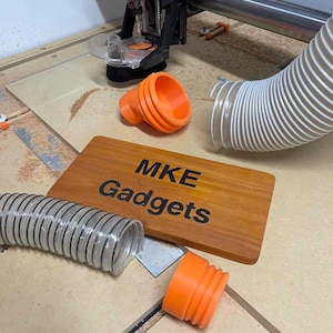 Dust Boot Adapter Compatible with CNC Router
