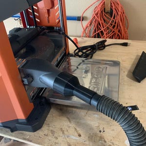 Adaptador de recolección de polvo para cepilladora de espesor Ridgid compatible con la cepilladora Ridgid de 13" imagen 2