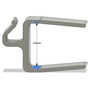 Schreibtisch Kabel Clip Kompatibel mit Milwaukee Packout und anderen Werkzeugsystemen