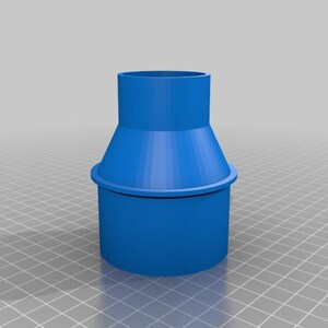 2.5 Inch Shop Vac Dust Adapter Compatible with Ridgid Miter Saw image 2