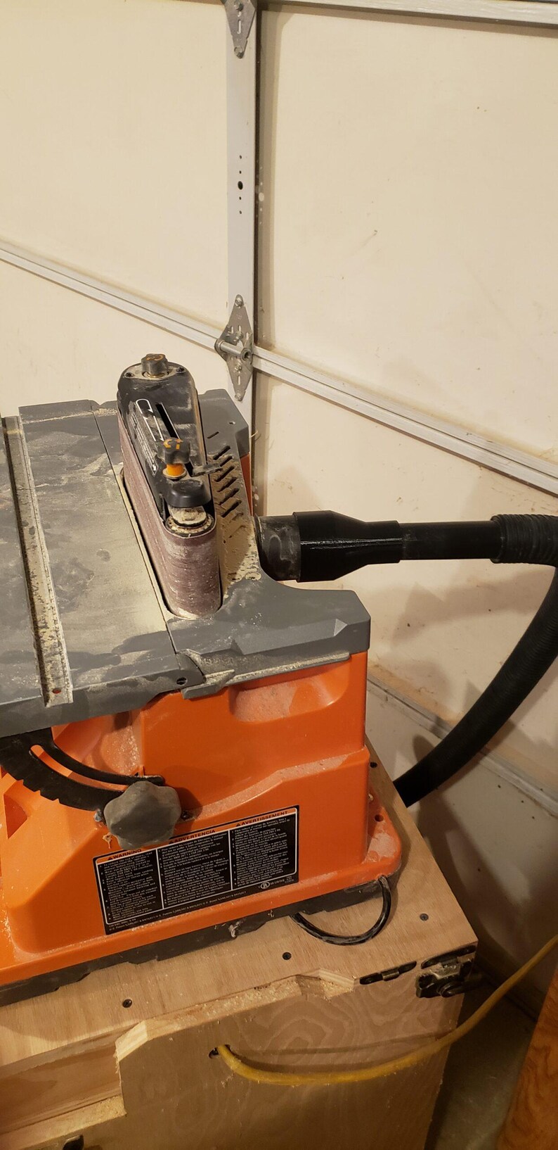 Dust Port Adapter Kompatibel mit Ridgid Oscilling Sander Bild 3