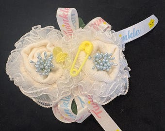 Baby Sock Corsage - BLUE, YELLOW, PINK - Unisex