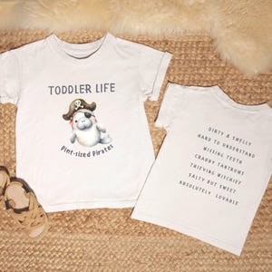 Unisex "TODDLER LIFE - Pint-Sized Pirates" Manatee Shirt
