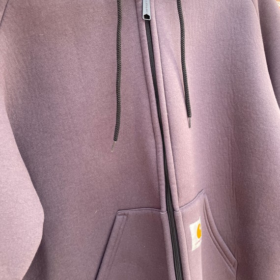 Carhartt Wip Purple Car Lux Hooded Jacket Xl Extra Large Etsy