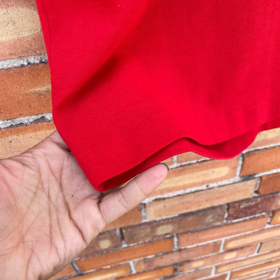 vintage 80s red munsingwear polo / xl extra large - image 4