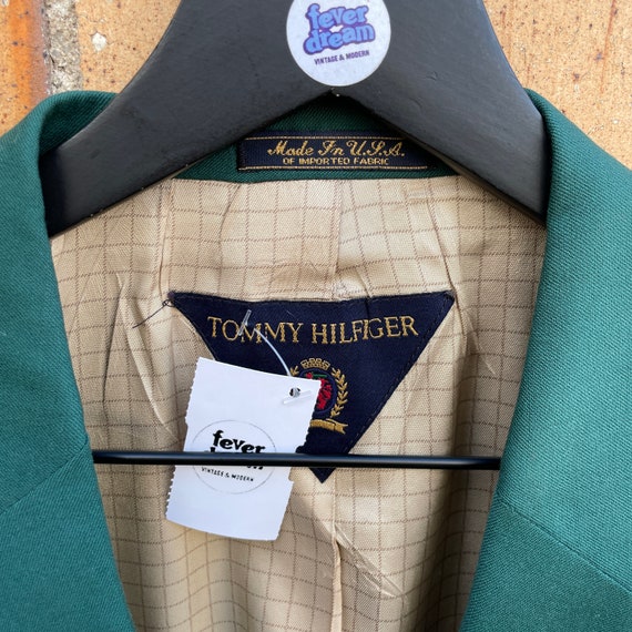 Vintage 90s Teal Green Tommy Hilfiger Blazer / 42r L Large - Etsy