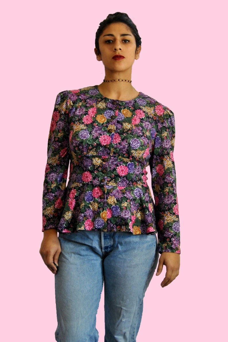 SALE 80s Evelyn Blouse M-L