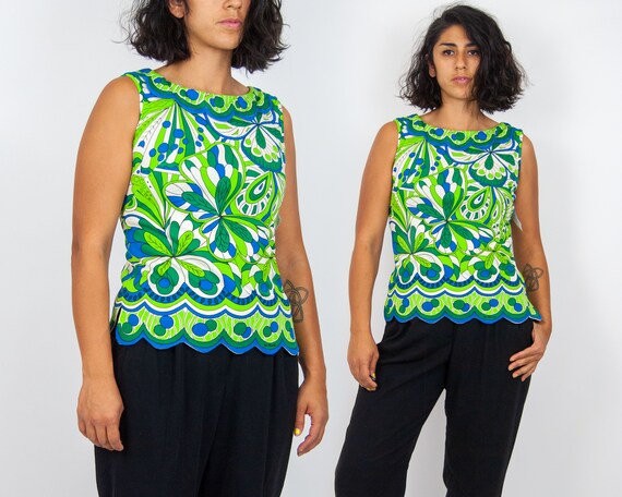 60s Scallop Blouse S-L