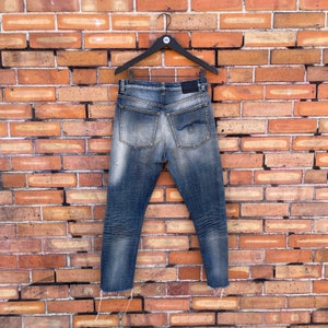 r 13 blue grey japanese selvedge denim jeans / 28 image 2