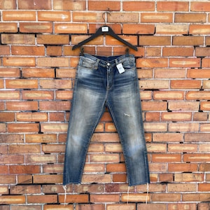 r 13 blue grey japanese selvedge denim jeans / 28 image 1