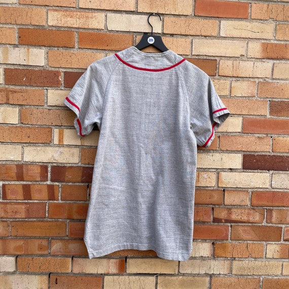 vintage 50s/60s grey baseball jersey / s small - image 2