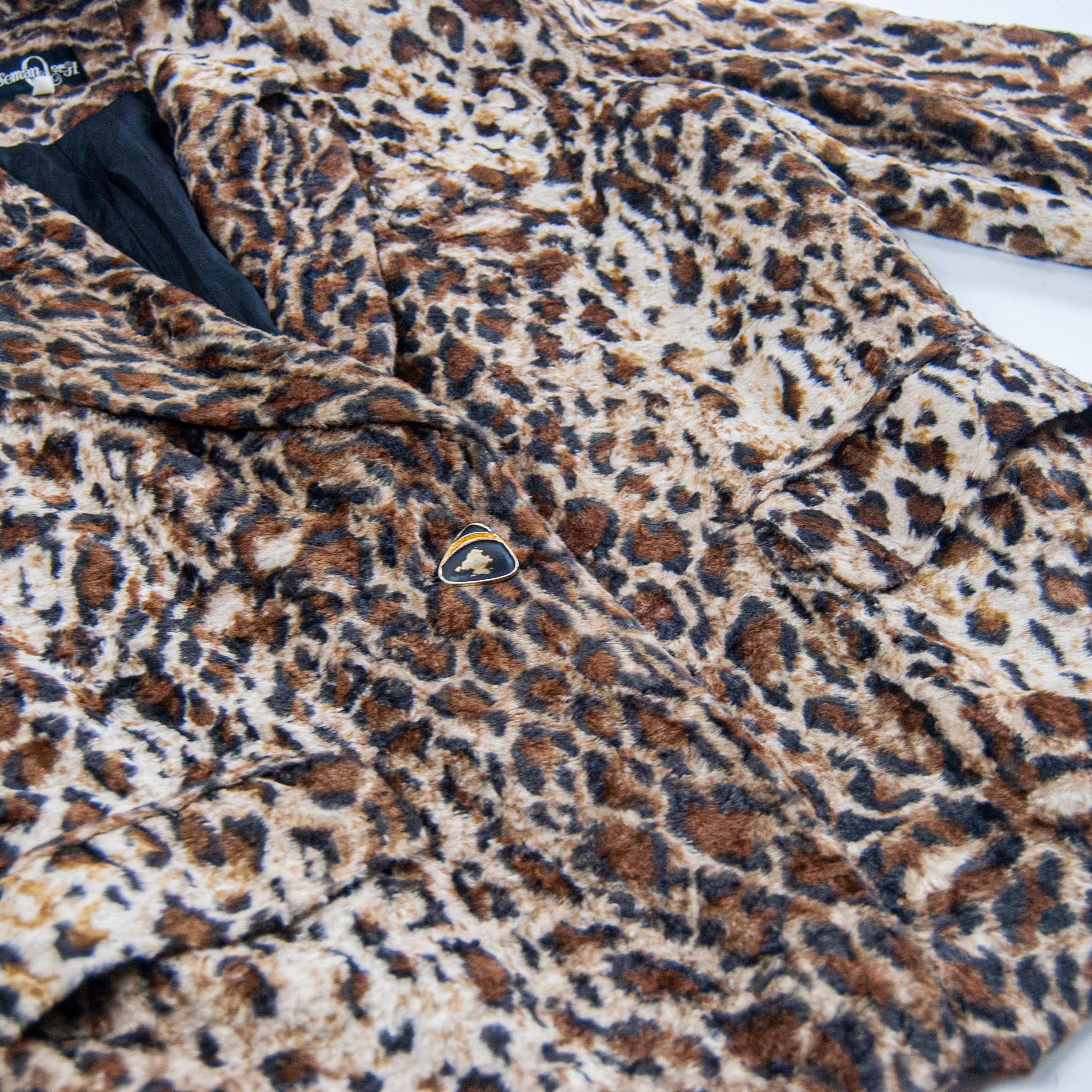 Y2K Plush Cheetah Blazer M Medium L Large / 2000s Blazer / Etsy