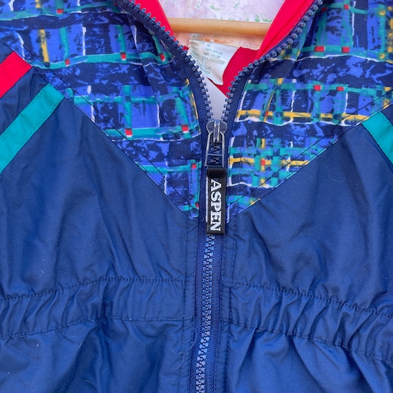 vintage 90s kids blue star snowsuit / 3t - image 3