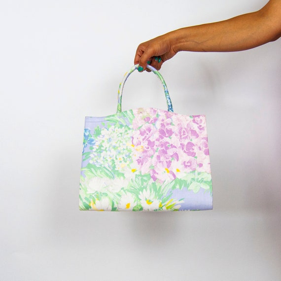 60s Tea Party Top Handle Bag