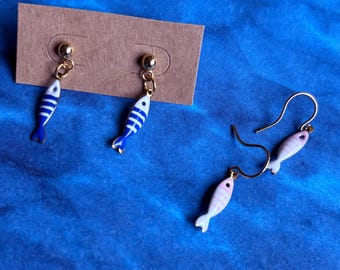 Costal Fishy Dainty Earrings