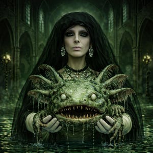 Axolotl Demon Mindset, Esoteric Reading of Beast Abyssal Current Power and Symbolic Interpretation - Transformation from the Deep