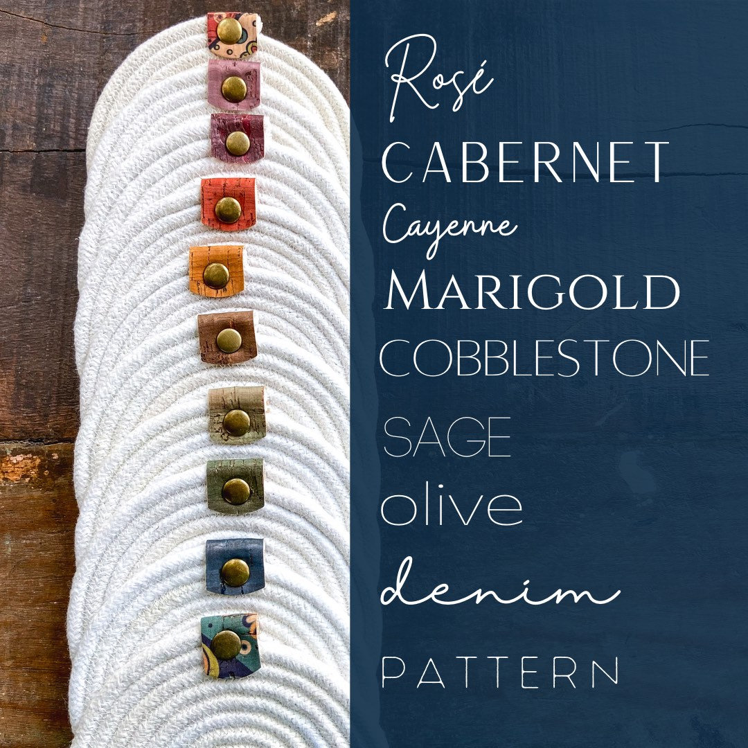 Cotton Rope Coasters - Cork