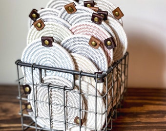 Natural Cotton Rope Coasters