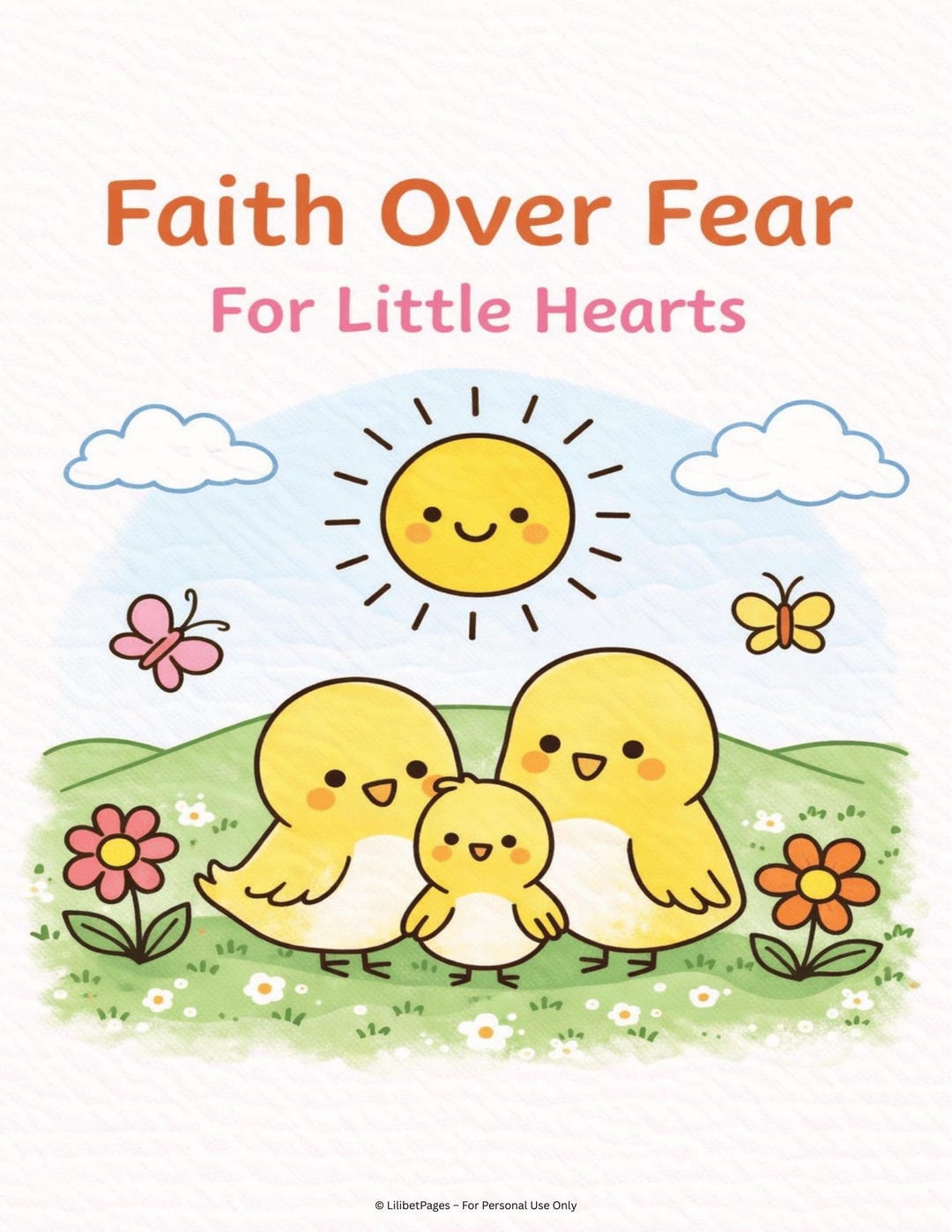 Christian Coloring Pages for Kids Printable PDF – Faith Over Fear for ...