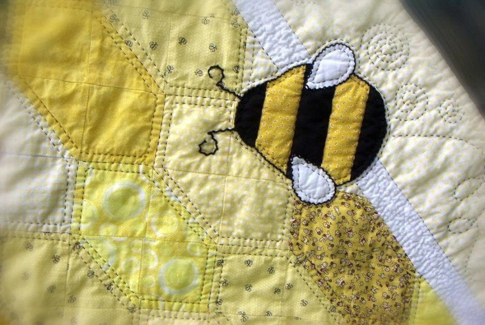 Bumble Bee Baby Quilt Etsy