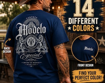Camiseta Modelo Beer Cerveza / Estilo campestre, rústico, rodeo, western, vaquero / Regalo para papá / Regalo para él / Regalo para amante de la cerveza / Camiseta estampada