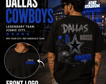 Dallas Cowboys Football Graphic T-Shirt | Football Season | Shirt for Men | Football Fan