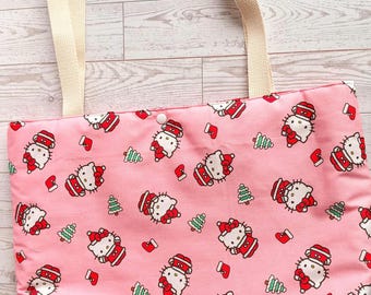 Borsa tote grande fatta a mano / Borsa per tutti i giorni / Borsa tote in tessuto stile cottagecore / Borsa da mercato fatta a mano / Borsa per la spesa riutilizzabile
