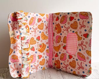 Pochette pieghevole per pannolini e salviette / Organizer per il cambio del bambino / Accessori essenziali per la borsa del cambio / Porta salviette portatile per neonati / Regalo per neonati fatto a mano