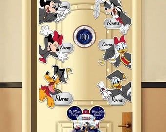 Personalized Disneyland Graduation Cruise 2026 Magnet, Mickey & Friends DisneyGrad Trip Magnet, Graduate Family Cruise Door Magnet