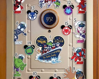 Imán personalizado de Spidey y sus amigos para crucero, imán personalizado para puerta de Marvel Day At Sea 2026, decoración para la puerta del camarote de un crucero familiar de Spiderman