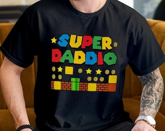 Super Daddio Shirt, Funny Dad Shirt, Father's Day Shirt, Super Dad Shirt, Gamer Supper Daddio Shirt, Fathers Day Gifts, Gift For Dad