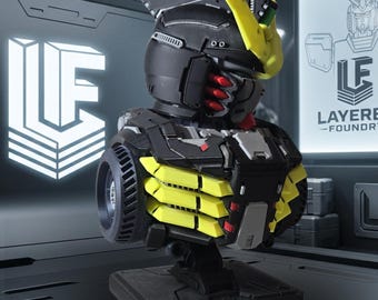 1/20 Gundam Deathscythe Bust Kit | Deluxe - High Detail Lootbox+ Mecha Display