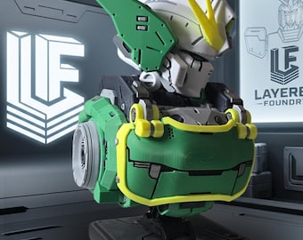1/20 Gundam Altron Bust Kit | Deluxe - High Detail Lootbox+ Mecha Display