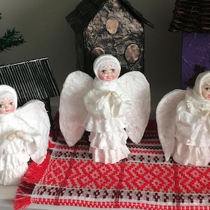 Angel for the top of the  Christmas tree ornament, handmade Angel toys