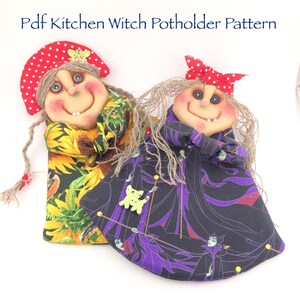 Kitchen Witch Potholder Pattern