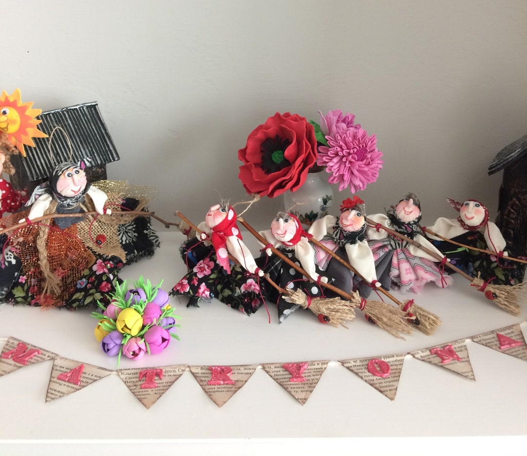 Kitchen Witch Doll,kitchen Witch, Baba Yaga, Kitchen Witch Dolls ...