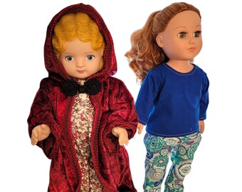 Muñecas antiguas y modernas de 18 pulgadas.
