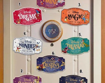 Customize Name Disney Family & Cruise Ship Stateroom Door, Wish Magic Dream Fantasy, Cruise Line Ship Name Door Magnet, Family Cruise Trip