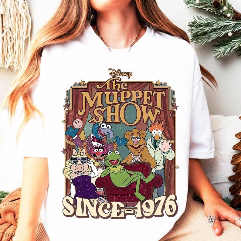 Mapet Show Characters Retro the Muppet Show Since 1976 Shirt, Disneyland Movie Lovers, Disney ...