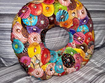 Donut Throw Pillow