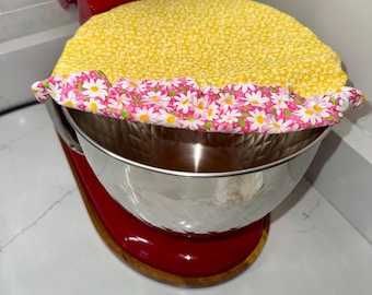 Reversible, Reusable Stand Mixer Bowl Cover, Bread Proofing Cover, Fits KitchenAid Mixer Bowl