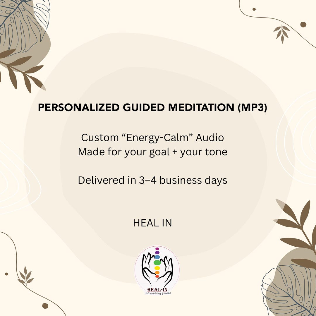Photo inspiration: Guided Meditation Anxiety Relief Mp3 Reference: Personalized Guided Meditation Mp3 Custom Energy Calm Audio