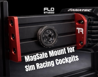 シムレーシングコックピット用MagSafe対応スマートフォンマウント（取り付け金具付属）