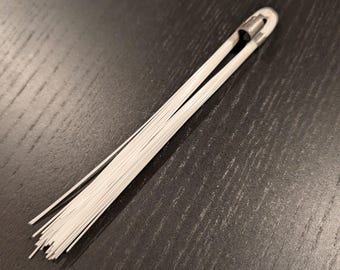 Plastic White Whiskers for Fursuit Costume Cosplay Therian Plush Projects