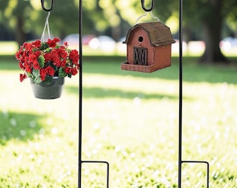 Strong Shepherd’s Hook – Outdoor Plant Hanger for Solar Lights, Bird Feeders & Garden Décor