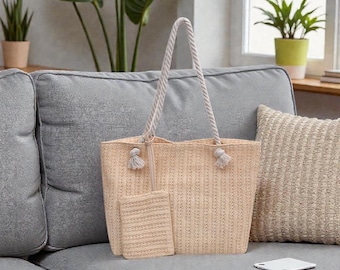 Bolso grande de paja para mujer, bolso de playa de verano, bolso de diseño Bali, bolso informal