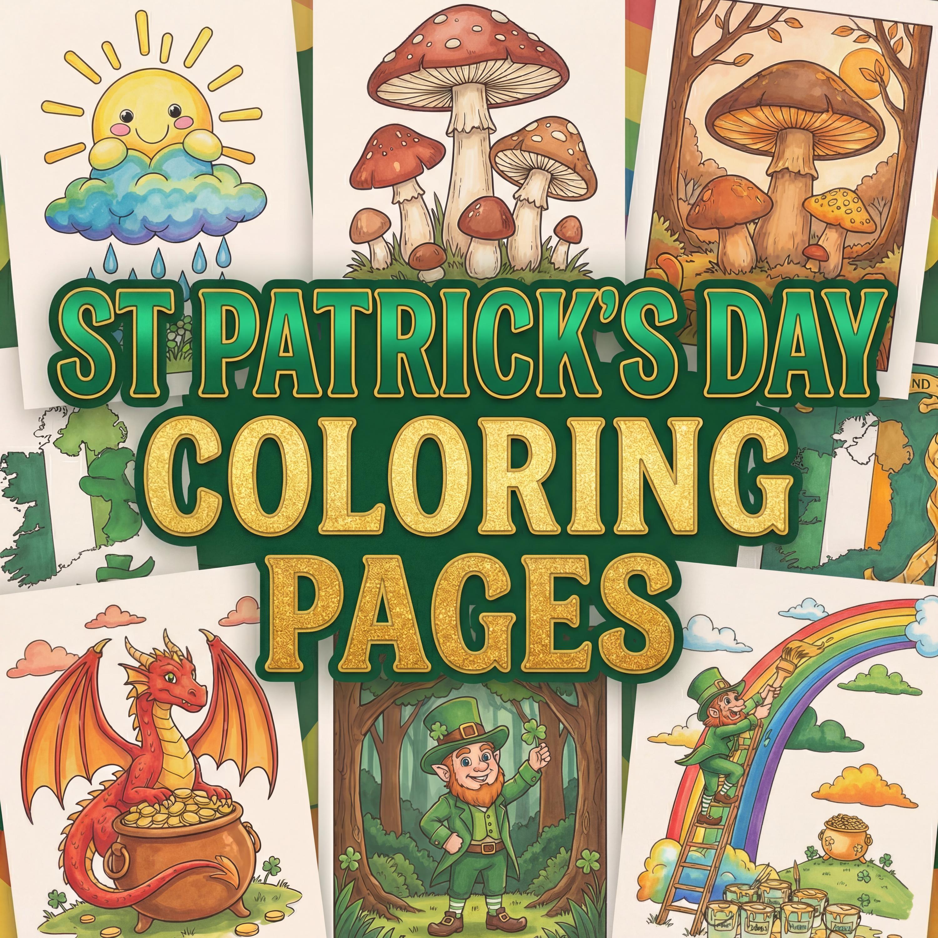 St Patrick's Day Coloring Pages | 77 Coloring Sheets for March 17 ...