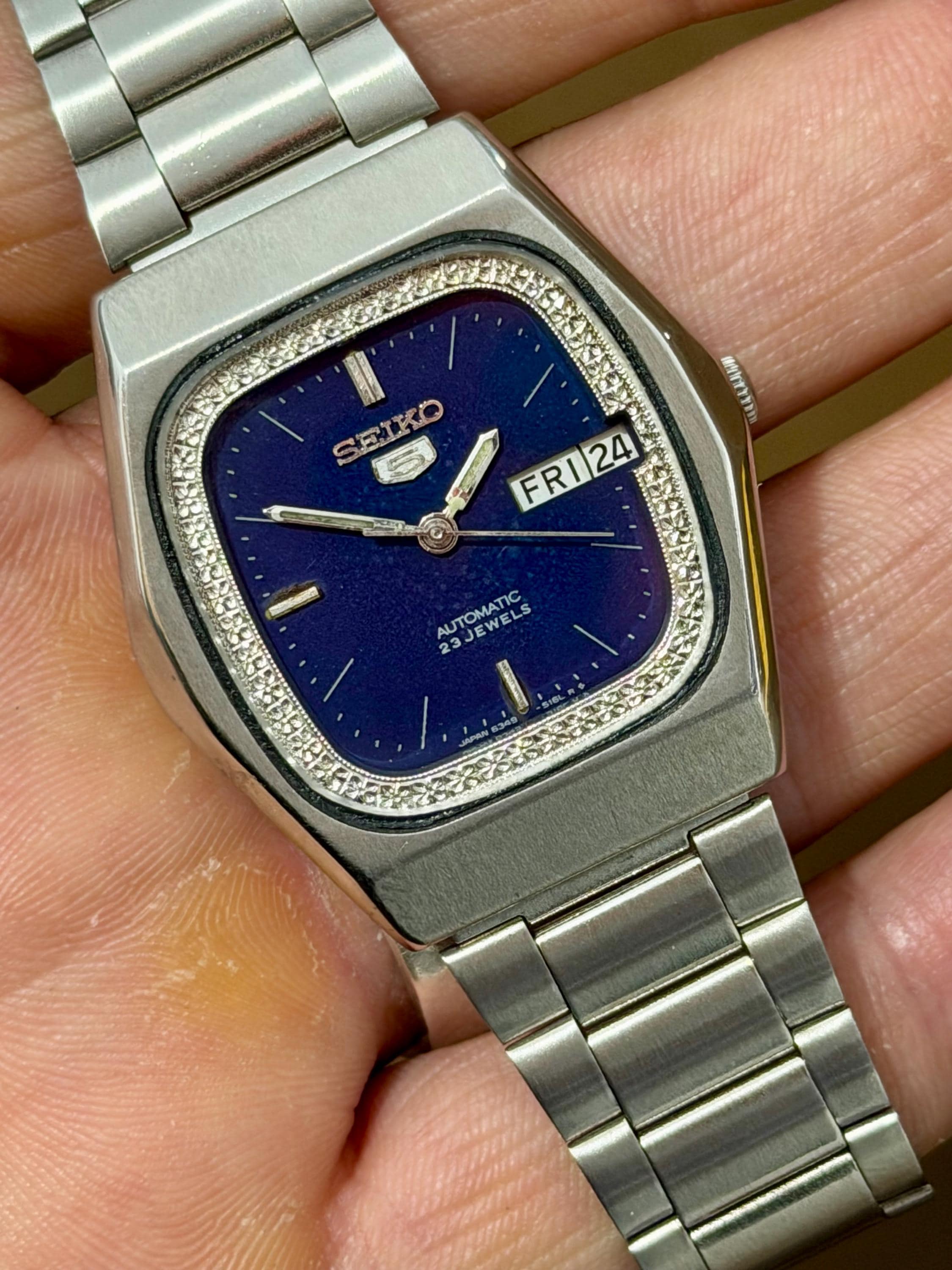腕時計 Seiko Automatic 23 Jewels ORIGINAL SEIKO 5 Automatic 23 Jewels Day Date Japanese Wrist